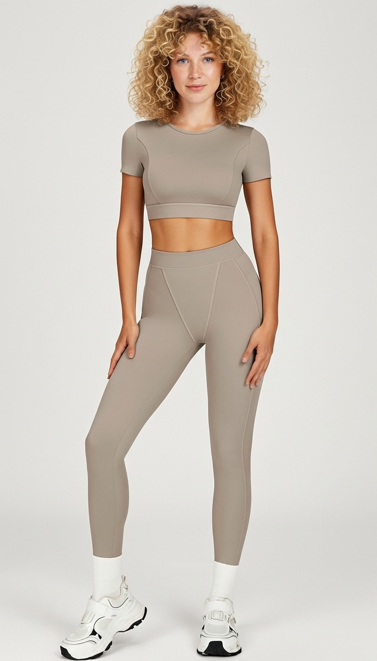 V-Waist Sculpt Crop & Legging Set For Peak Performance